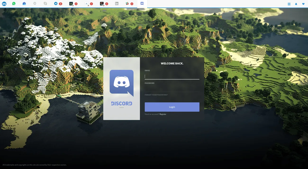 Discord login