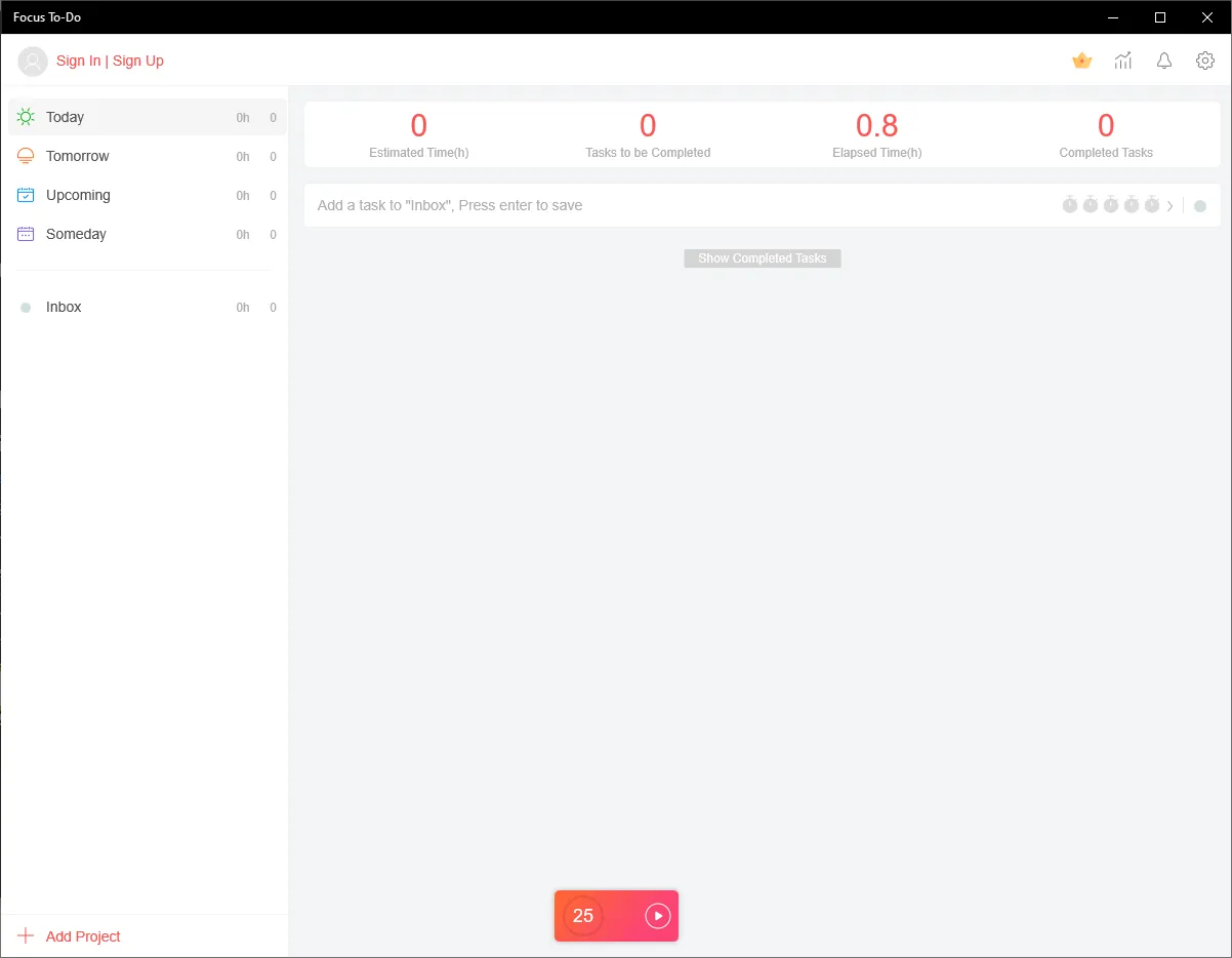 Focus to-do APP