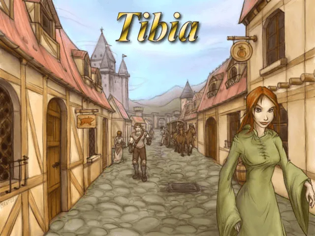 Background do client quando iniciei no Tibia!