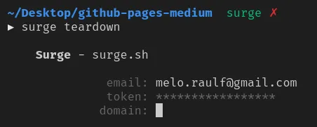 surge teardown