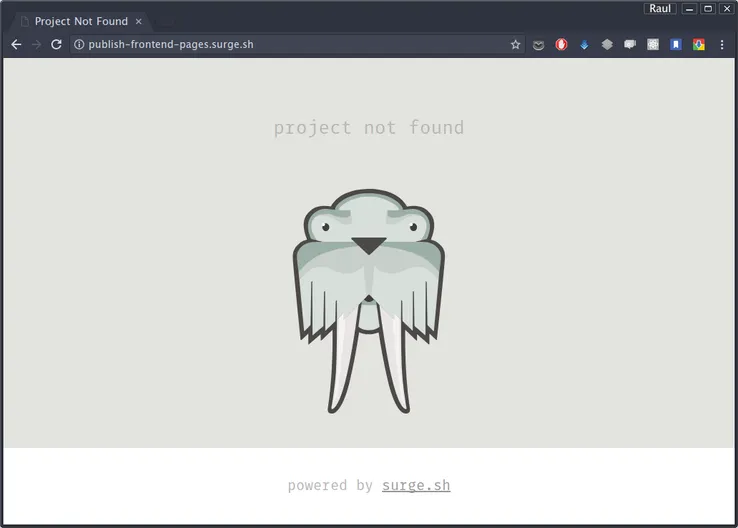 Projeto não encontrado