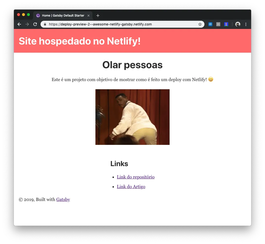 Prévia do nosso site